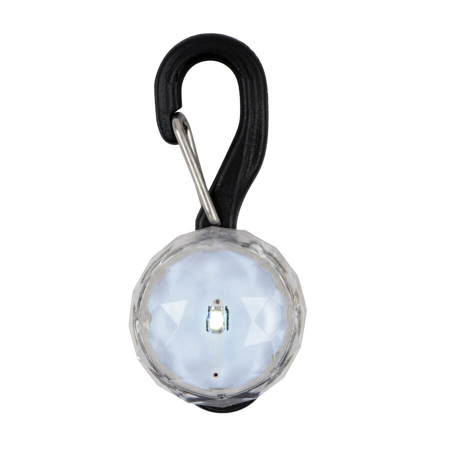 Nite Ize PetLit Luz LED Blanca con mosquetón para collar para perros
