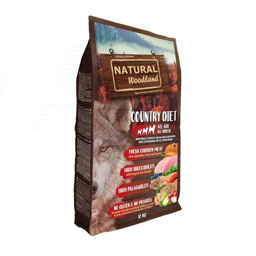 10 kg Natural Woodland Country Diet Hypoallergenic pienso para perros, , large Imagen numero 1