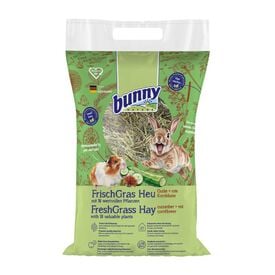 Bunny Heno Pepino y Flor de Ma&iacute;z Roja para conejos y roedores