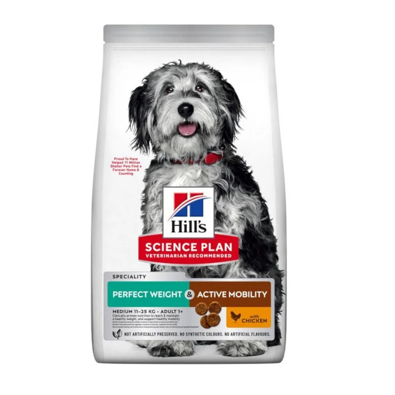 12 kg Hill's Science Plan Perfect Weight y Active Mobility pollo pienso para perros medianos,  Imagen numero 1 12 kg Hill's Science Plan Perfect Weight y Active Mobility pollo pienso para perros medianos, , large Imagen numero 1
