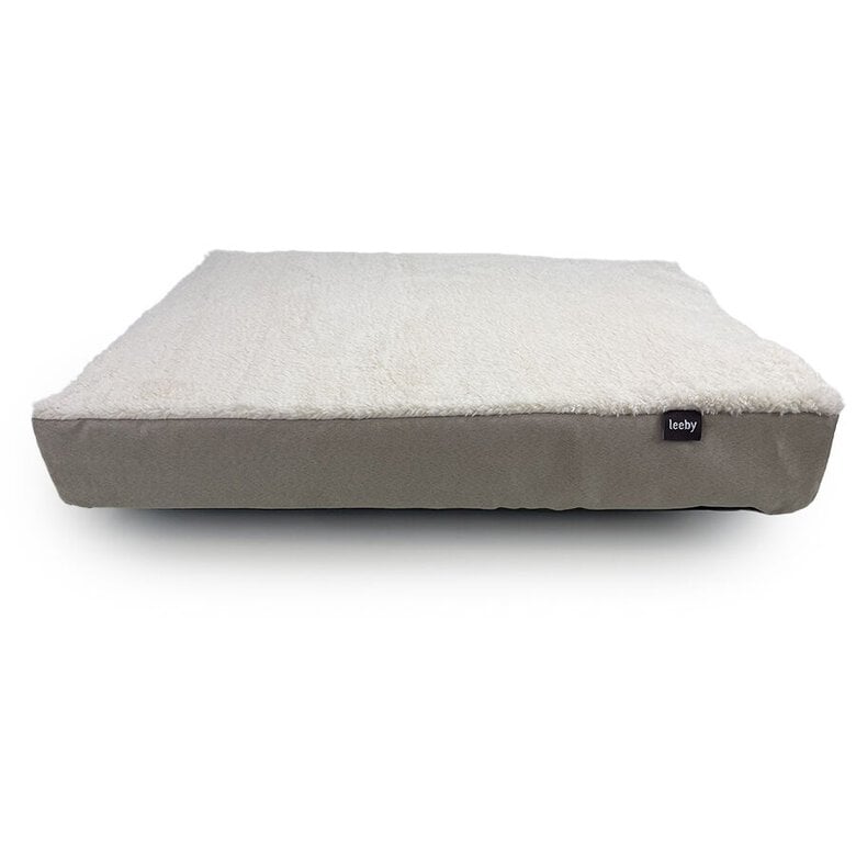 Leeby Colchón Ortopédico Viscoelástico Marrón y Blanco para perros,  Imagen numero 1 Leeby Colchón Ortopédico Viscoelástico Marrón y Blanco para perros, , large Imagen numero 1