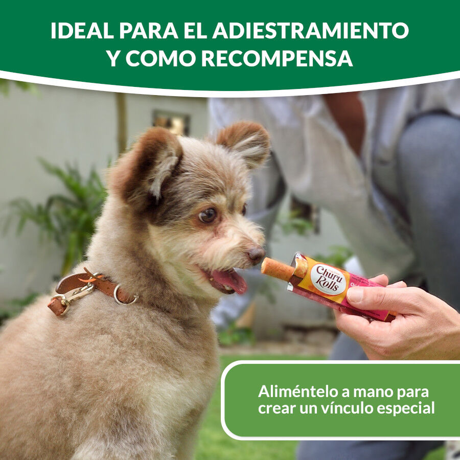 8 sobres x 12 g Churu Bocaditos Bites de Pollo con At&uacute;n para perros, , large Imagen numero 4