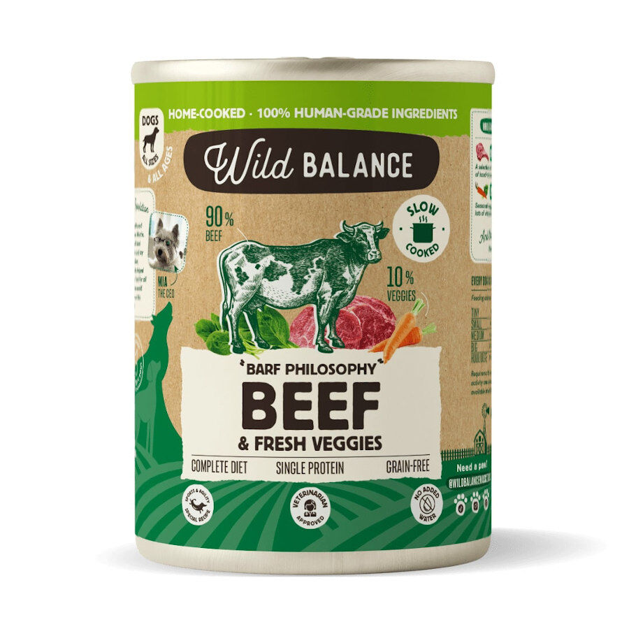 Wild Balance BARF Ternera y Vegetales lata para perros thumbnail