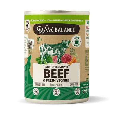 Wild Balance BARF Ternera y Vegetales lata para perros
