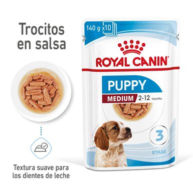 Royal Canin Medium Puppy Sobres - Pack