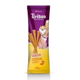 2&Snacks Tiritas de Cóctel de Camarones para gatos