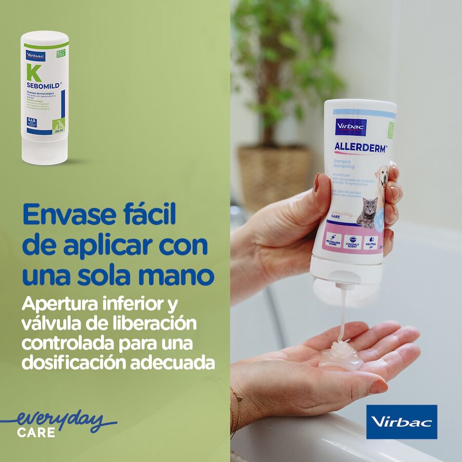 Virbac Sebomild Champú para pieles grasas en perros y gatos thumbnail