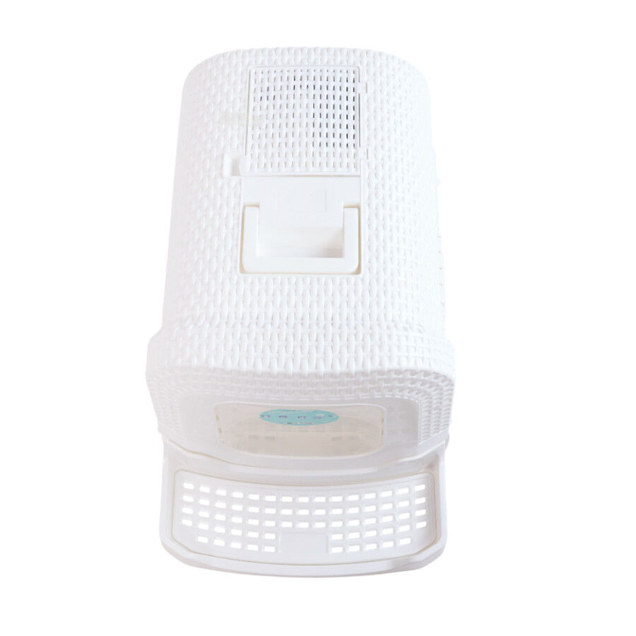 Nice Care Arenero Cerrado Blanco para gatos, , large Imagen numero 7