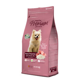 happyOne Premium Adult Razas Pequeñas Carne Fresca de Aves pienso para perros
