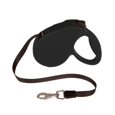 TK-Pet Correa Extensible Negra para perros