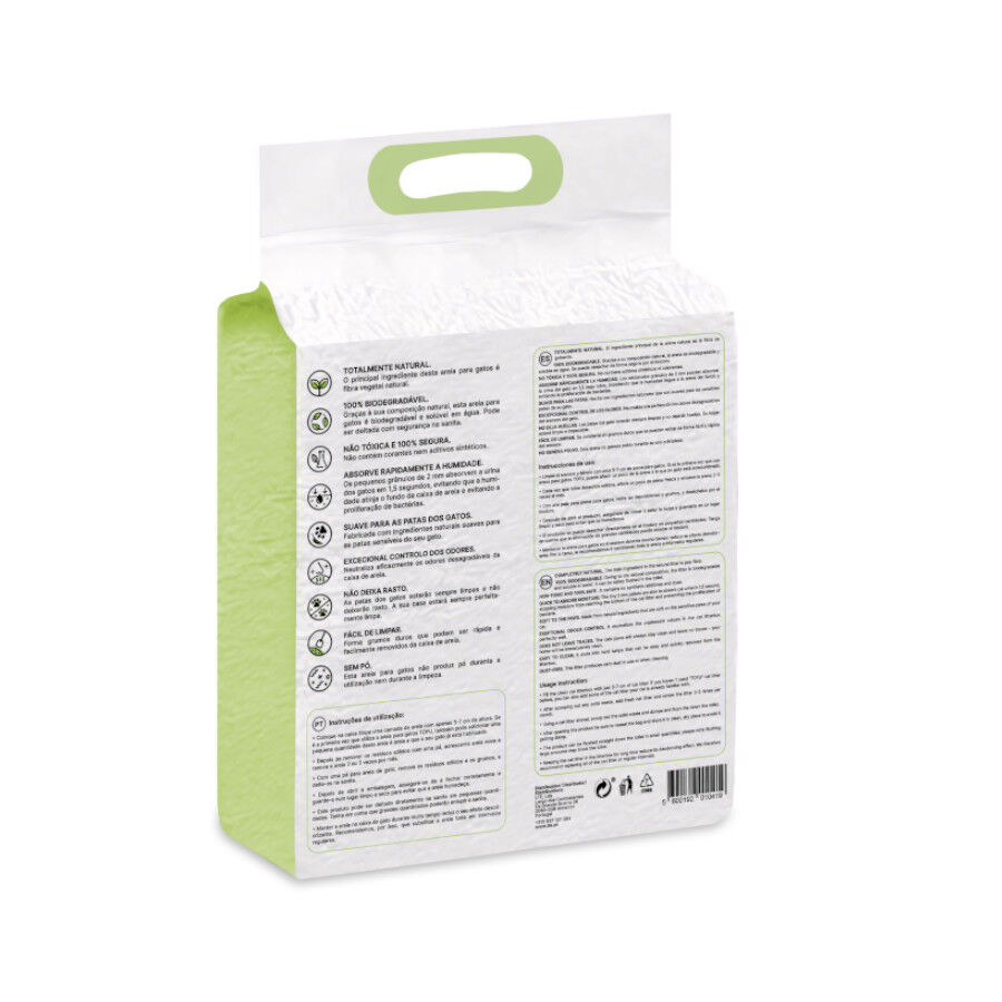 Happy Meow Natural Tofu Aglomerante Te Verde para gatos thumbnail