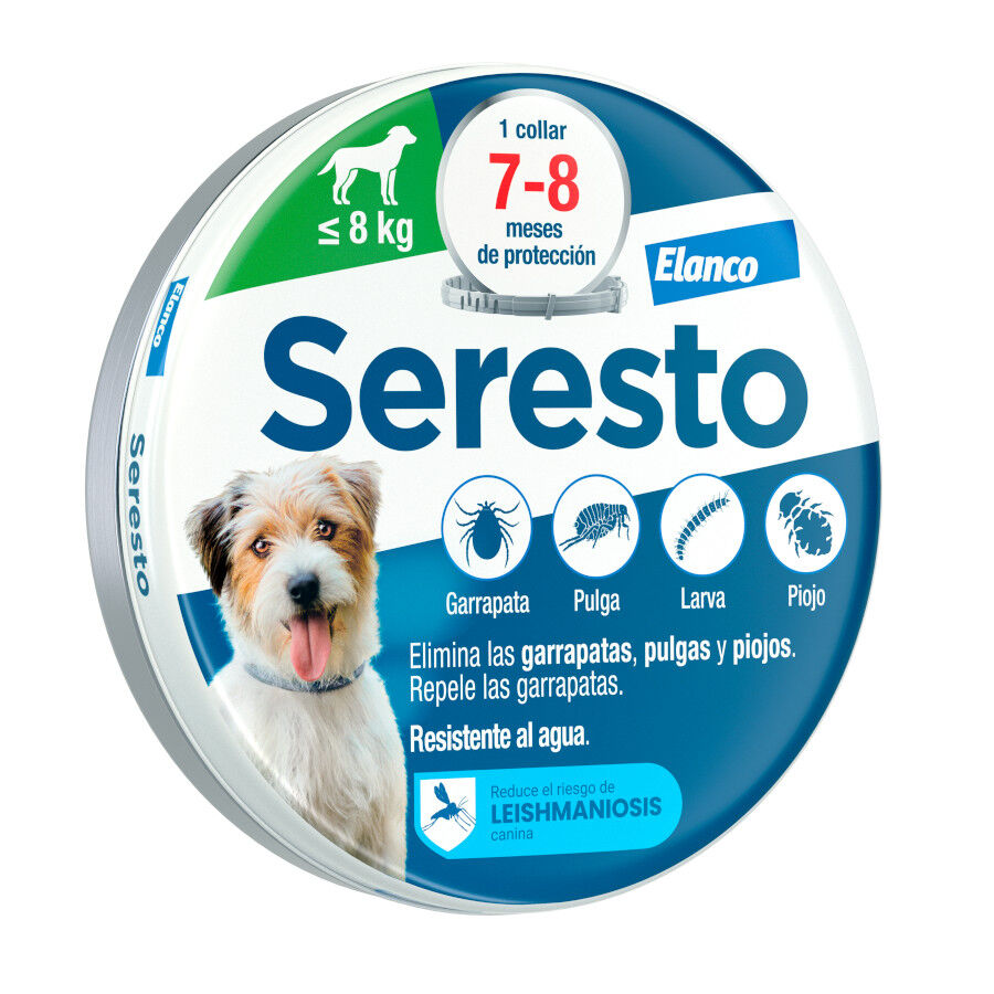 1 collar <8 kg Seresto Collar Antiparasitario para perros, , large Imagen numero 1