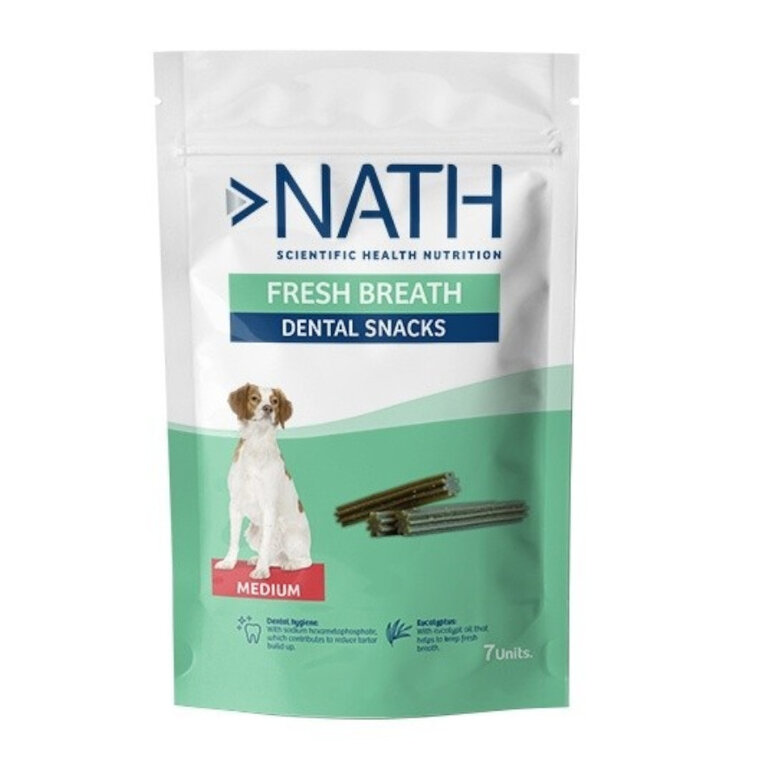 Nath Snacks Dentales Medium Fresh Breath para perros, , large image number null