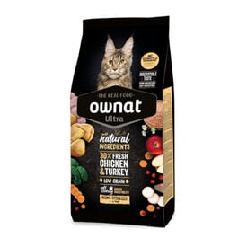Ownat Ultra Young Esterilizado Pienso Pollo y Pavo para gatos,  Ownat Ultra Young Esterilizado Pienso Pollo y Pavo para gatos