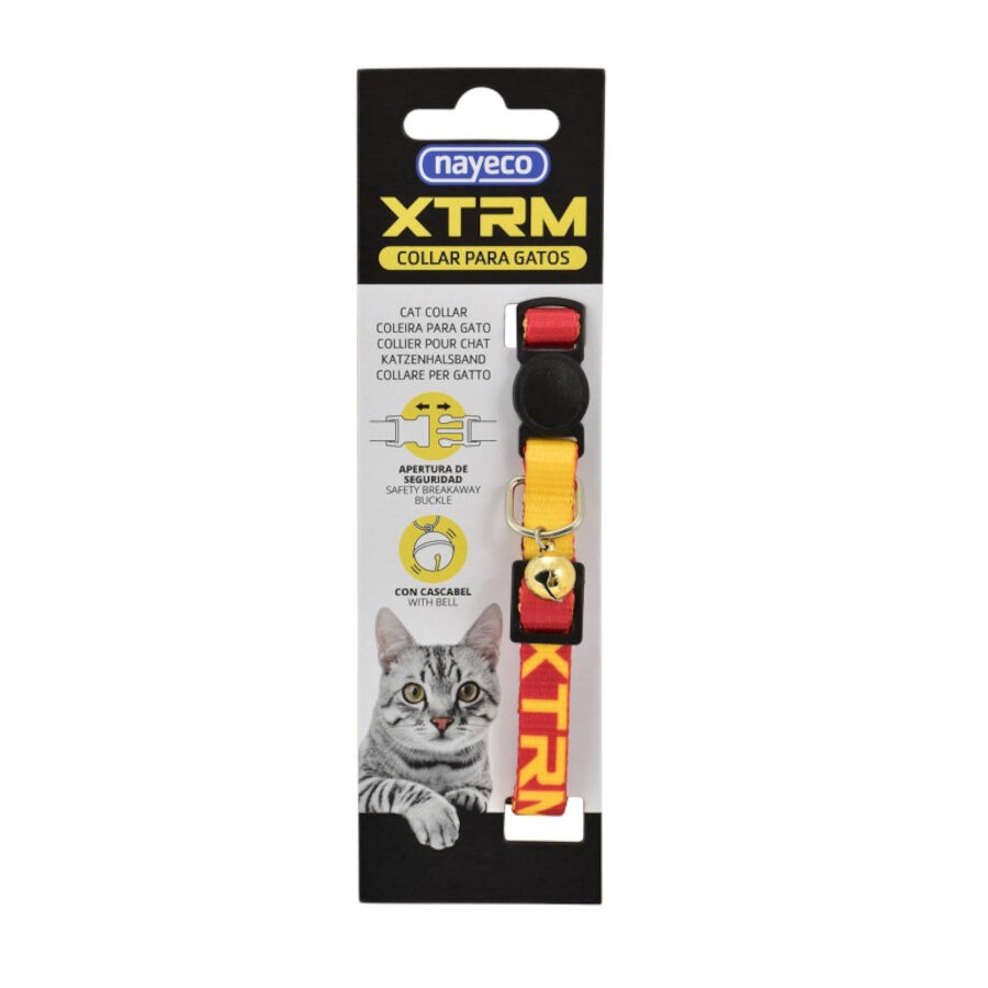 Nayeco X-Trm Neon Flash Rojo collar para gatos thumbnail