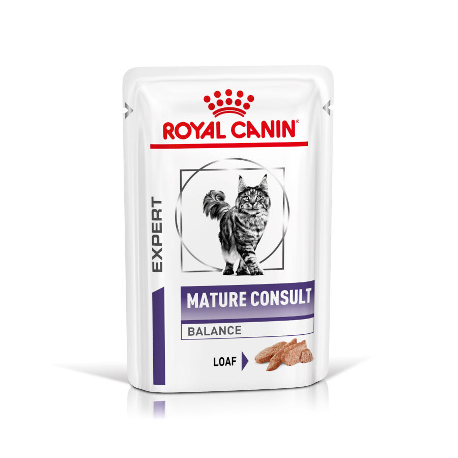 Royal Canin Mature Consult Balance Paté sobre para gatos