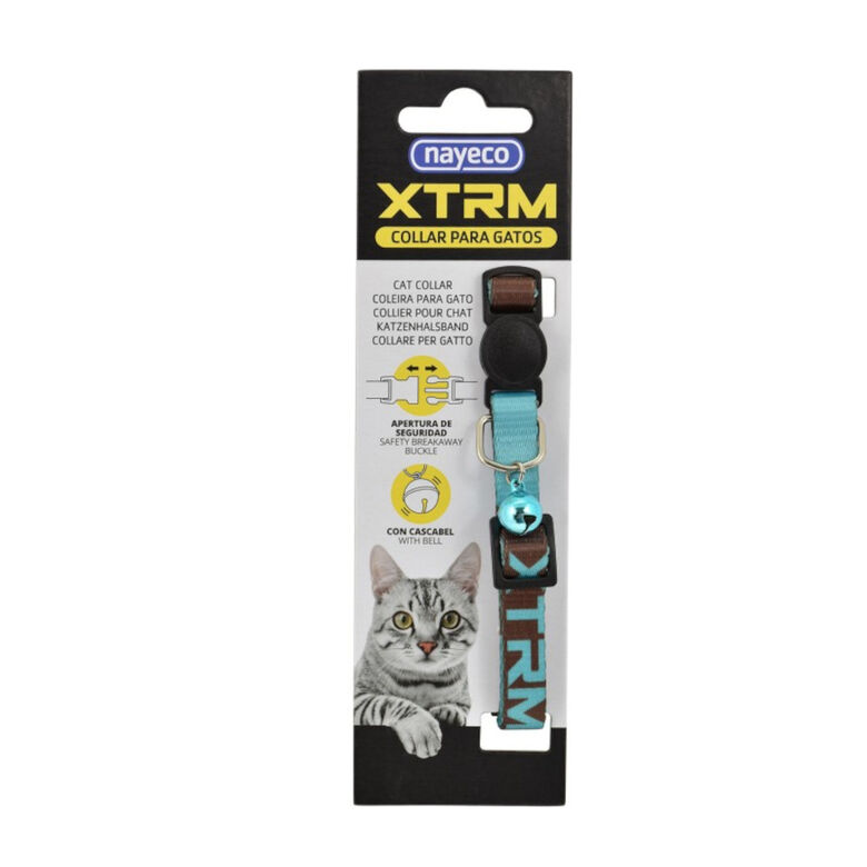 Nayeco X-Trm Neon Flash Marrón collar para gatos thumbnail