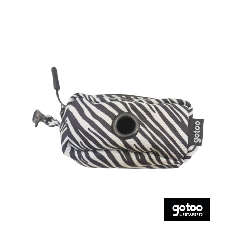 Gotoo Porta bolsas estampado zebra para perros thumbnail