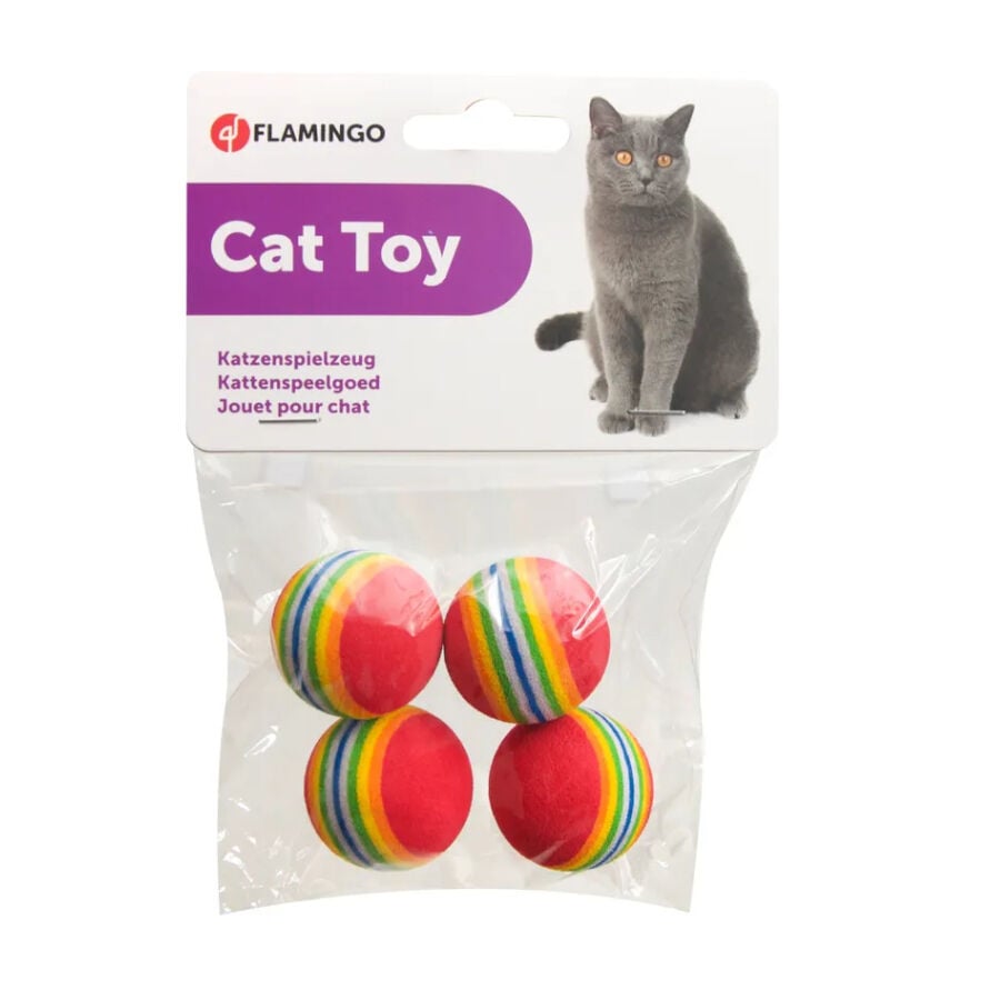 Flamingo Dony Pelota Multicolor para gatos thumbnail