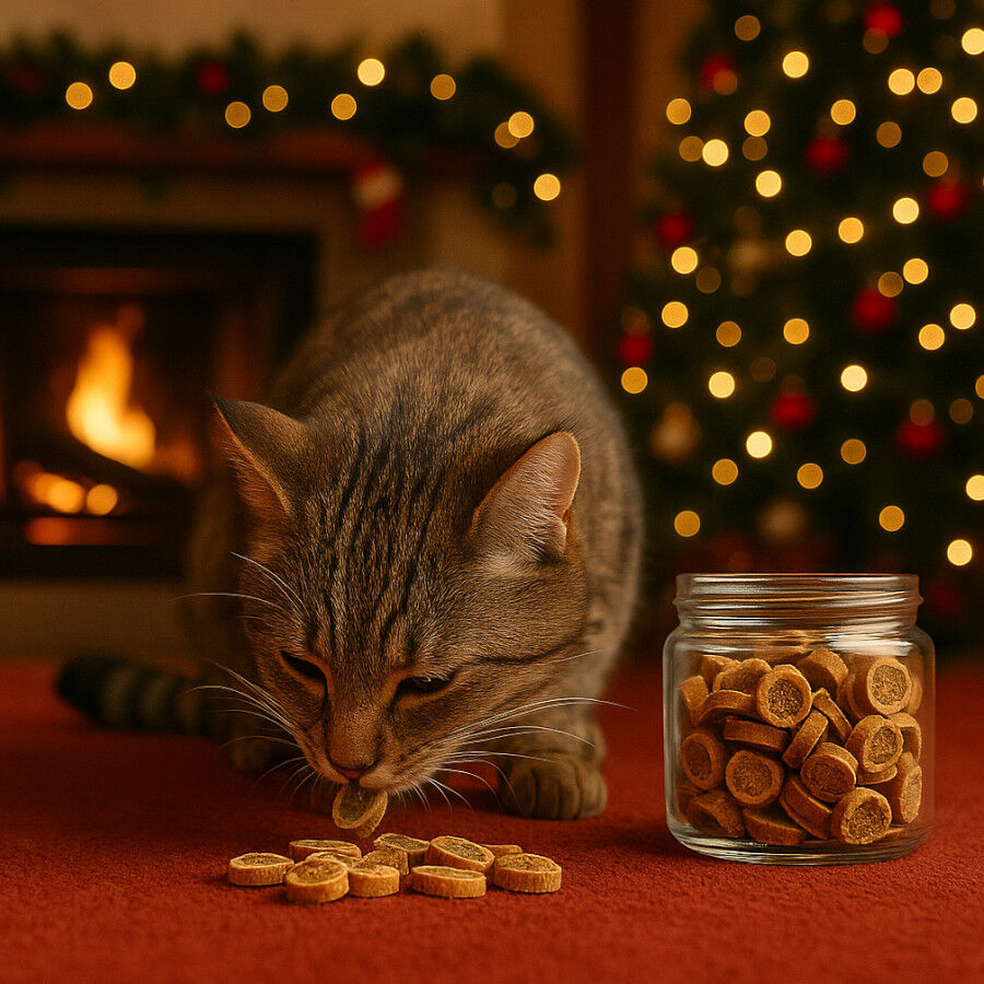 Wonder Christmas Caja de Bocaditos Navideños para gatos thumbnail