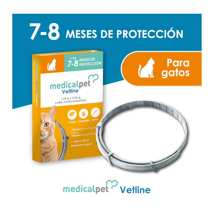 Medicalpet Vetline Collar Antiparasitario para gatos, , large Imagen numero 3