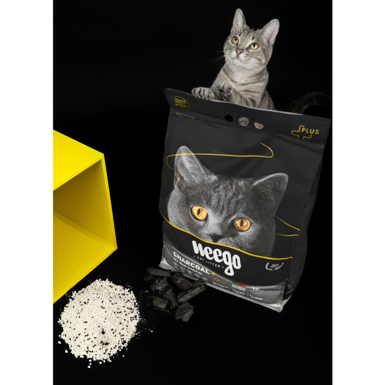 Weego Active Charcoal Plus Arena aglomerante para gatos thumbnail