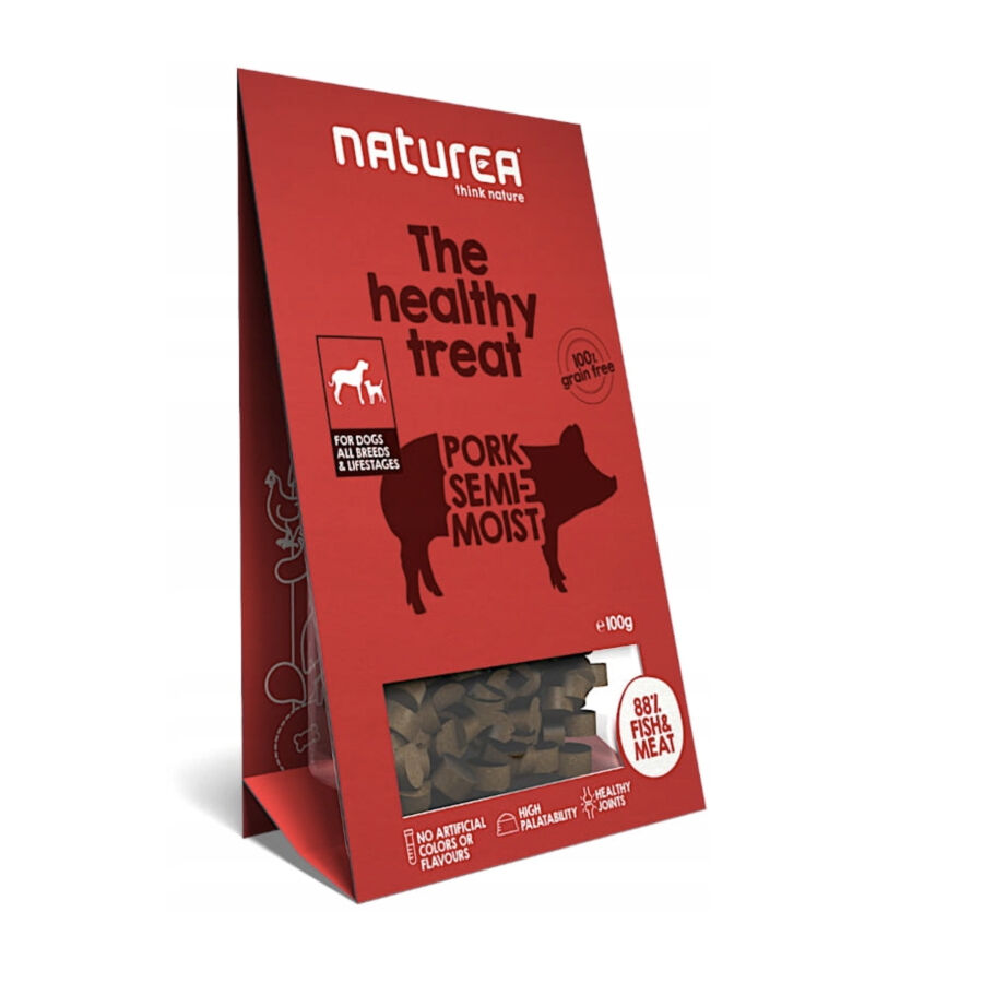 100 g Naturea Bocaditos H&iacute;gado de Cerdo para perros, , large Imagen numero 1