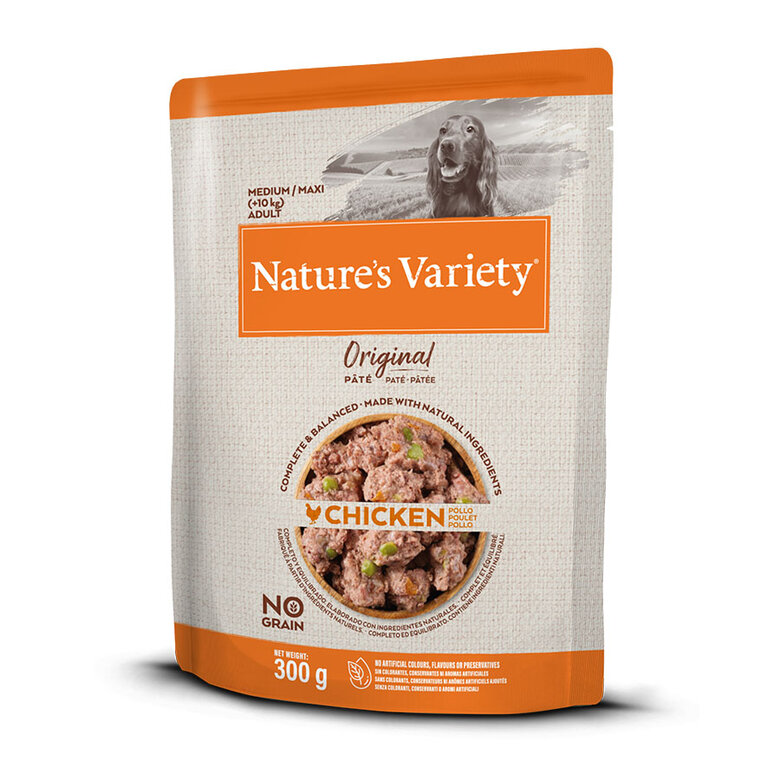 300 g Nature's Variety Original Medium/Maxi Adult Variety pollo sobre para perros,  Imagen numero 1 300 g Nature's Variety Original Medium/Maxi Adult Variety pollo sobre para perros, , large Imagen numero 1