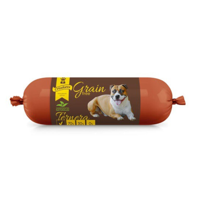 Criadores Salchicha Grain Free Ternera para perros, , large image number null