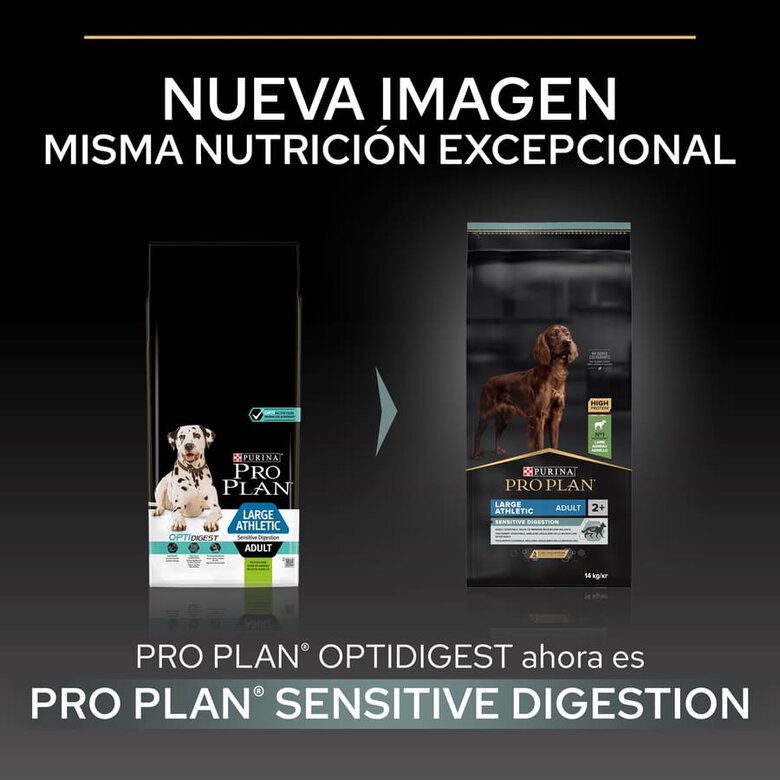 Purina Pro Plan Adult Large Athletic Digestión Cordero pienso para perros, , large image number null