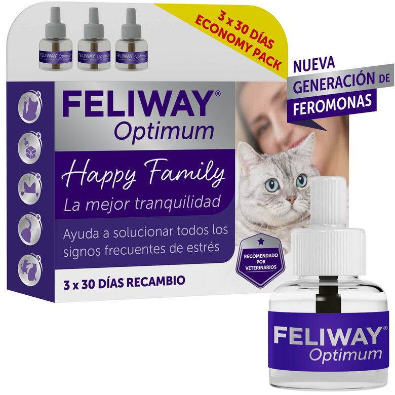 Feliway Optimum Difusor Tranquilizante para gatos, , large image number null