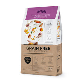 Natura Diet Mini Grain Free Pato y Boniato Pienso para perros
