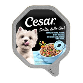 Cesar Recetas del Chef Pescado con Verduras tarrina para perros