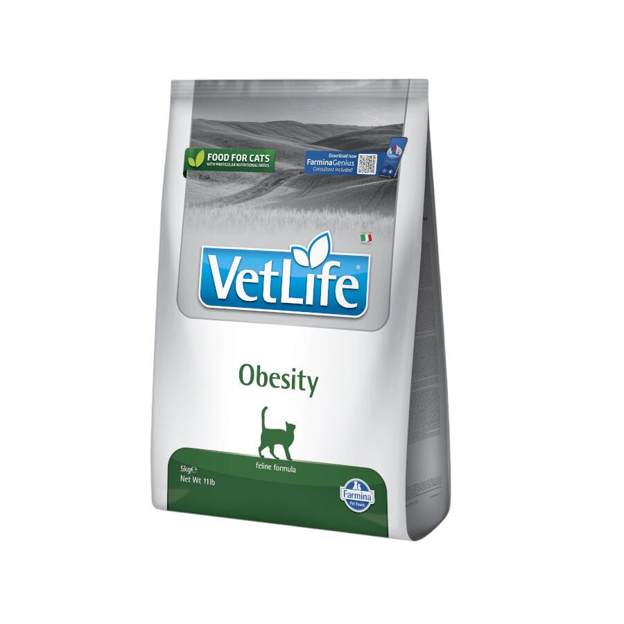5 kg Farmina Vetlife Obesidad Pienso para gatos, , large Imagen numero 1