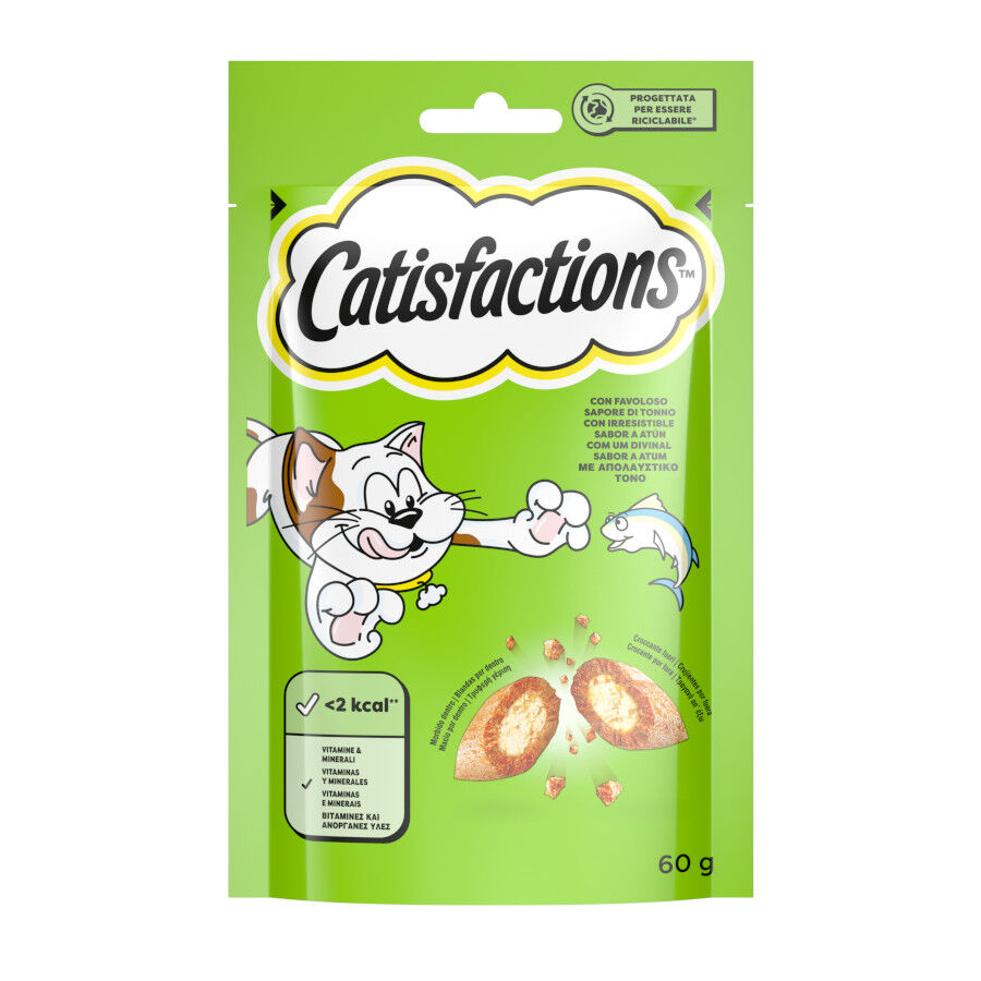 60 g Catisfactions Premios de At&uacute;n para gatos, , large Imagen numero 1