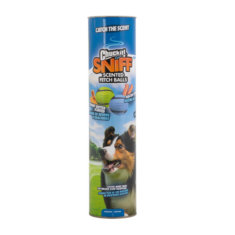 Chuckit! Sniff Fetch Pelotas con Sabores para perros thumbnail