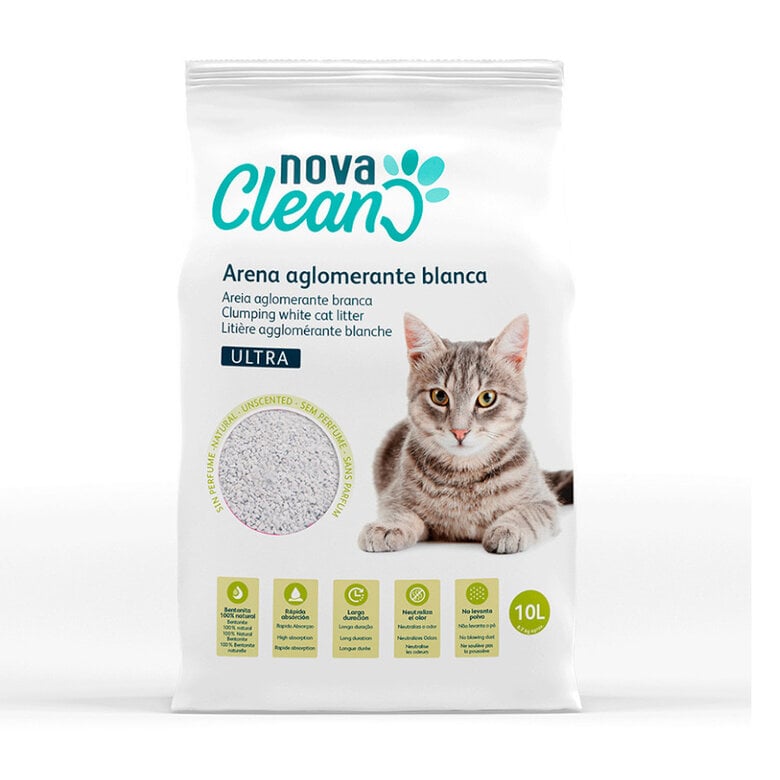 Nova Clean Ultra Natural Arena Aglomerante para gatos,  Imagen numero 1 Nova Clean Ultra Natural Arena Aglomerante para gatos, , large Imagen numero 1