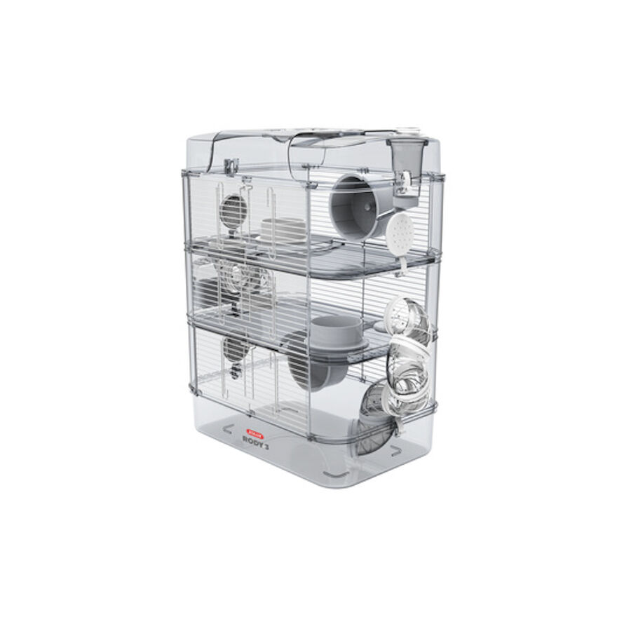 Zolux Rody 3 Tr&iacute;o Jaula para roedores, , large Imagen numero 1