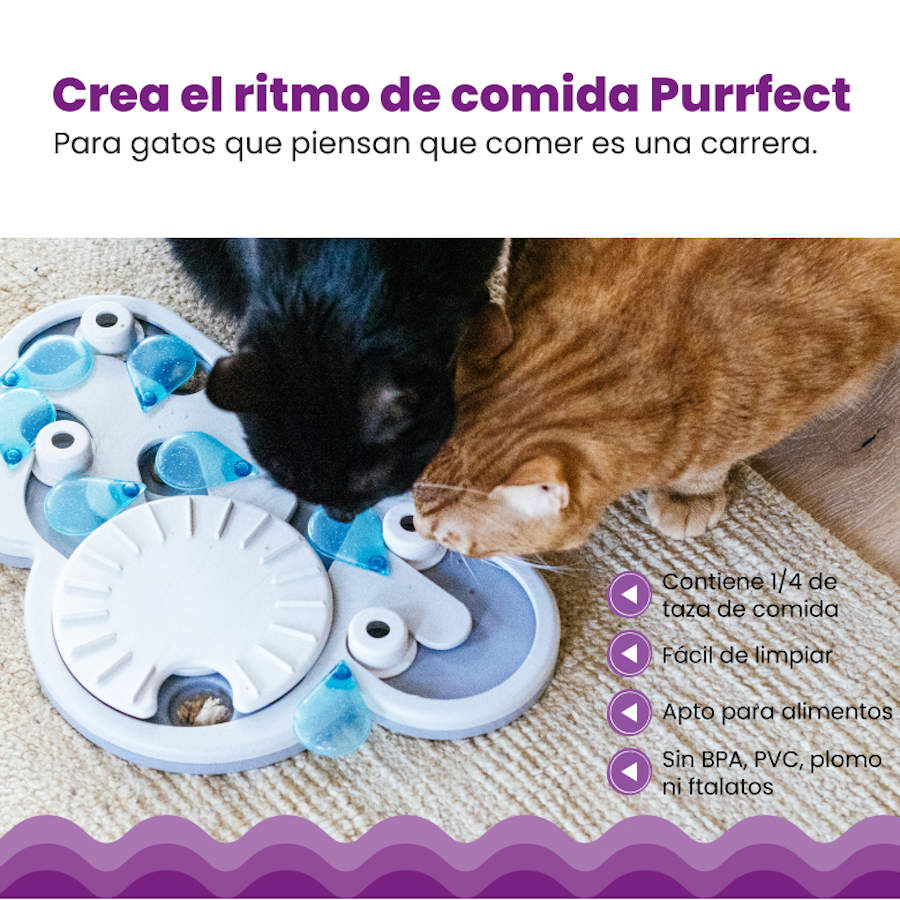 Catstages Nina Ottosson Puzzle &amp; Play Rainy Day Juguete de Inteligencia para gatos thumbnail