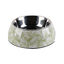 Leeby comedero acero inoxidable estampado verde para perros, , large indicador imagen numero 1