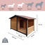 TK-Pet Rocky Caseta de Madera con Patio para perros, , large indicador imagen numero 4