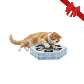 Wonder Christmas Rascador de Cartón Navideño para gatos,  Wonder Christmas Rascador de Cartón Navideño para gatos