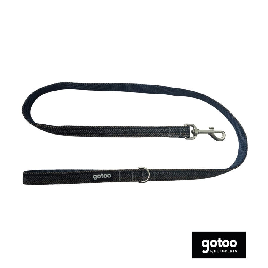 Gotoo Correa Tweed azul para perros, , large Imagen numero 2