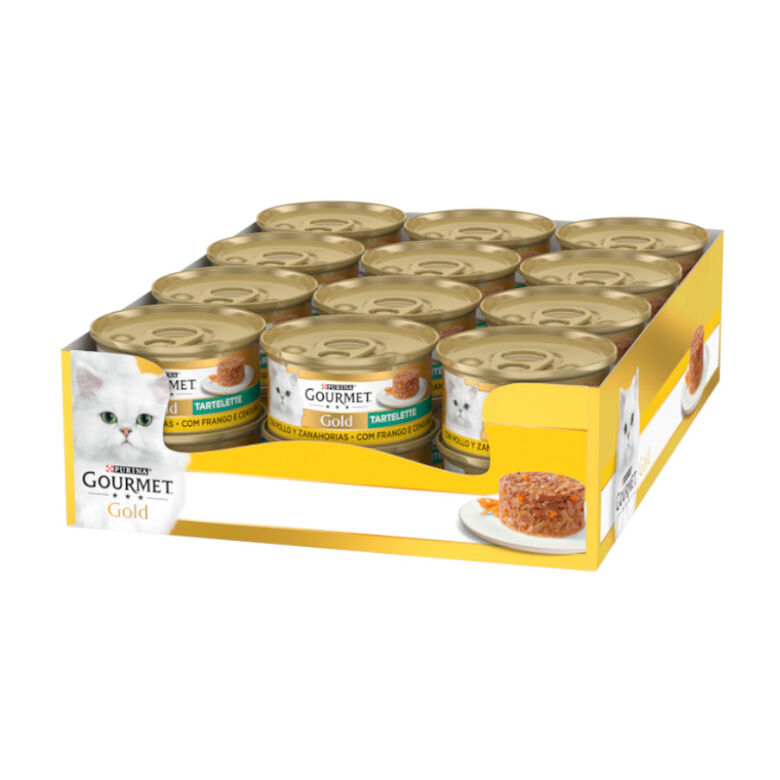 Gourmet Gold Pastel de Pollo lata para gatos thumbnail