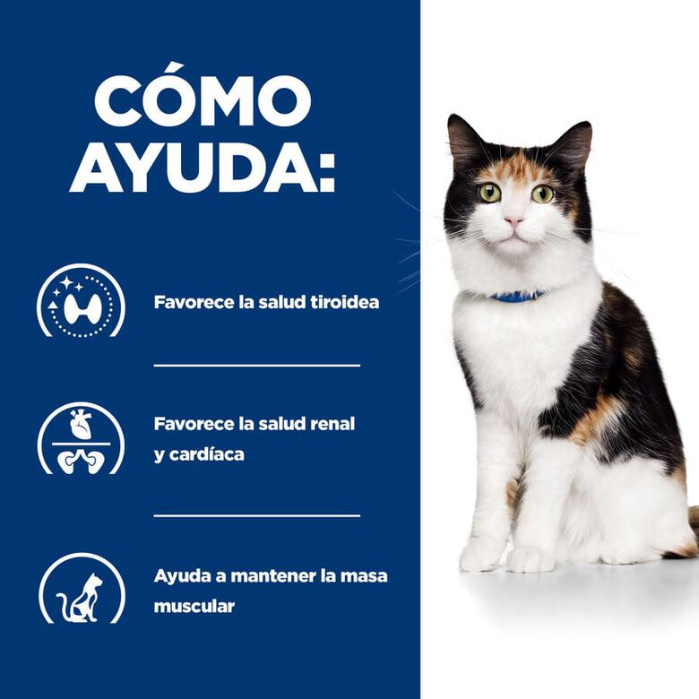 Hill&#039;s Prescription Diet Thyroid Care y/d Pollo lata para gatos thumbnail