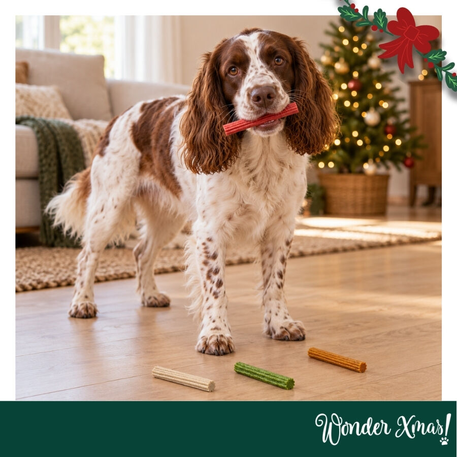 1 pack x 12 uds. Wonder Christmas Palitos Inflados Snacks para perros, , large Imagen numero 2