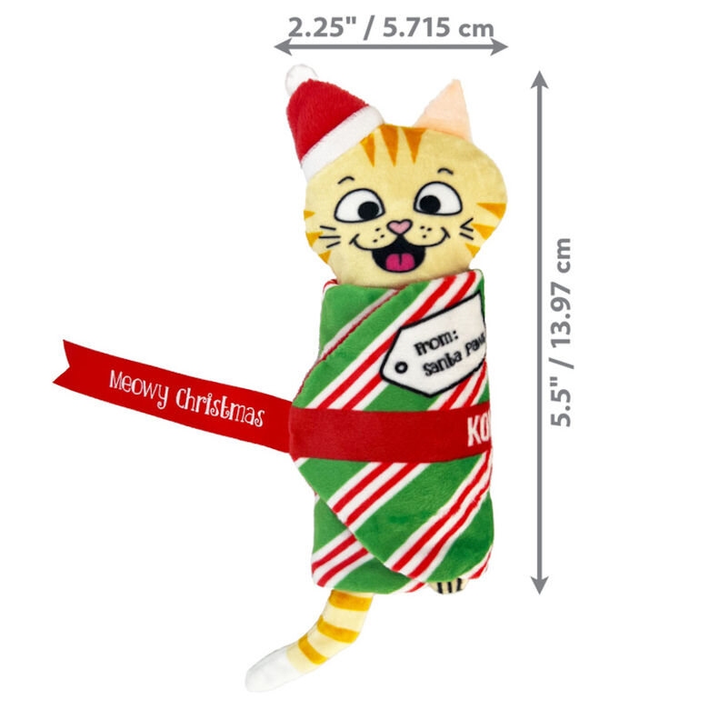 Kong Holiday Pull-A-Part Present juguete para gatos thumbnail