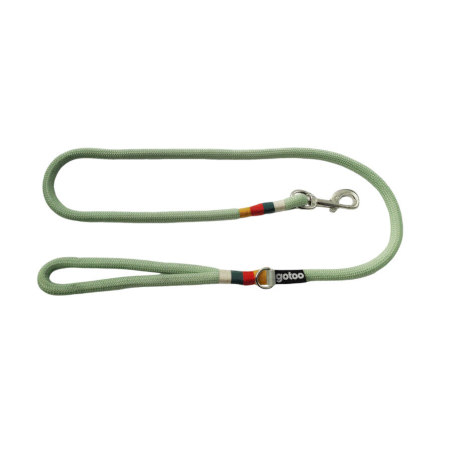 Gotoo Correa redonda verde para perros thumbnail