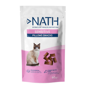 Nath Pillow Snacks Sensitive Bocaditos para gatos
