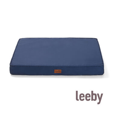 Leeby colchón viscoelástico azul para perros
